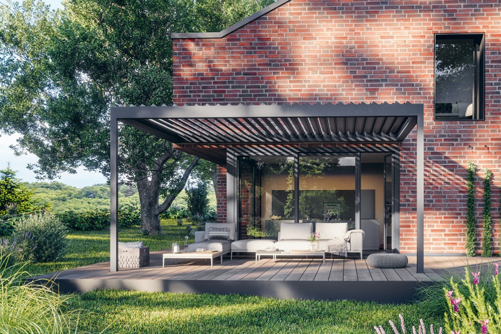 Lamellendach Pavillon BAVONA TP6100 TP6600 TP6800 MyOwnCasa